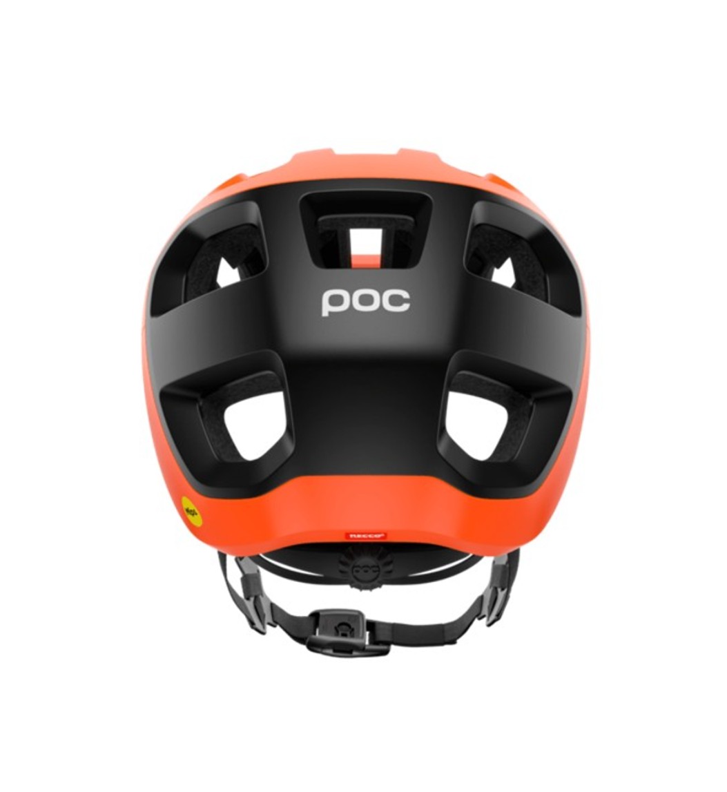 POC Fahrradhelm Cularis MTB Fluorescent Orange Matt / Uranium Black Matt