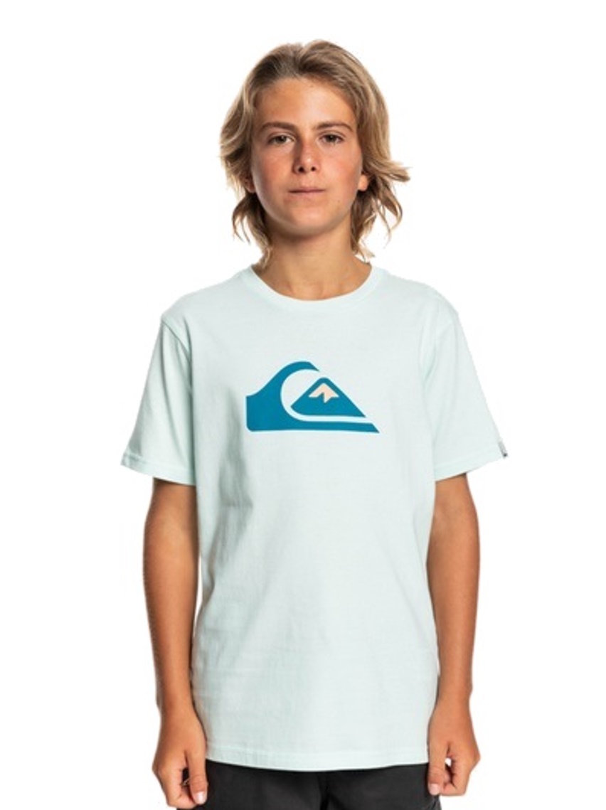 Quiksilver Kinder T-Shirt Comp Logo türkis