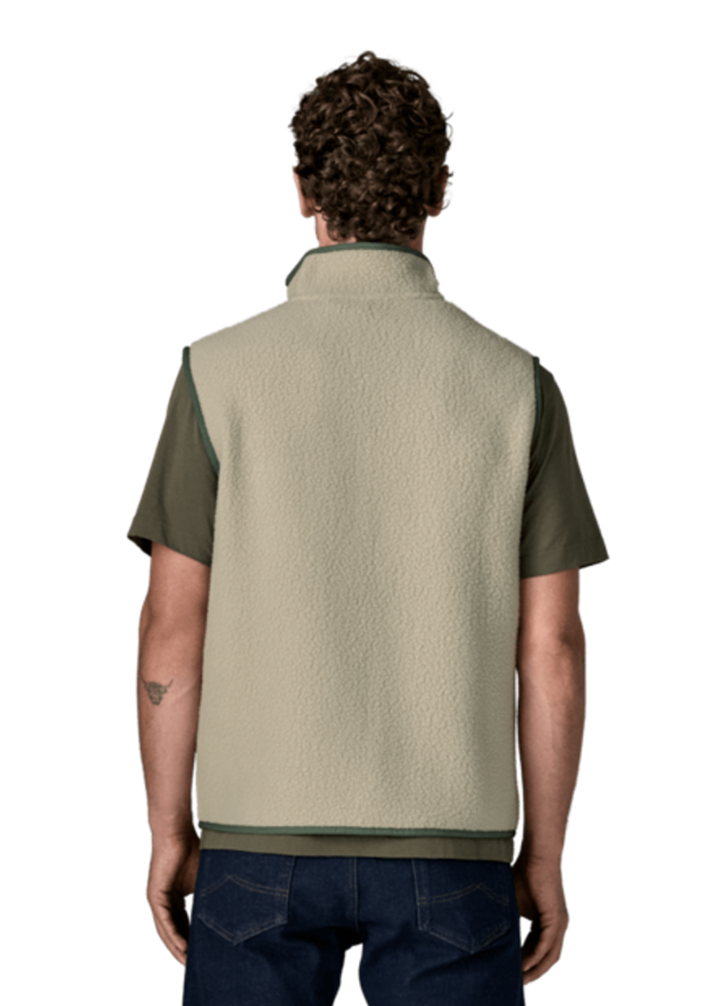 Patagonia Herren Weste Retro Pile Vest Pelican Green