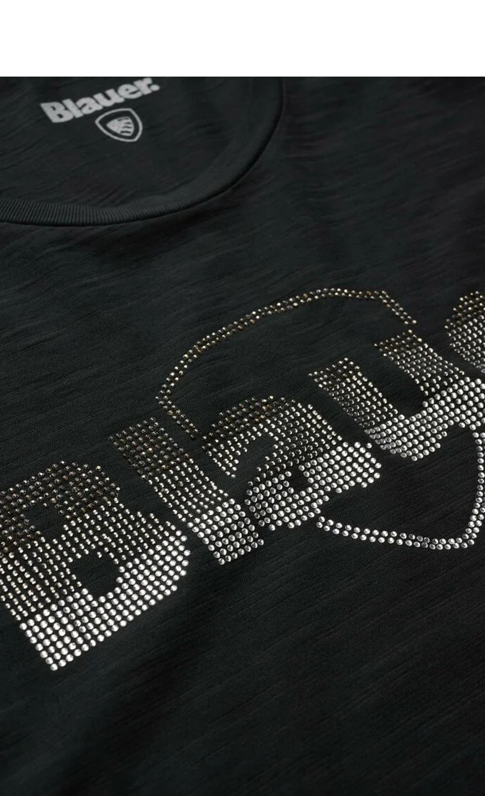 Blauer USA Damen T-Shirt Logo Glitter GRAHAM T-SHIRT Black