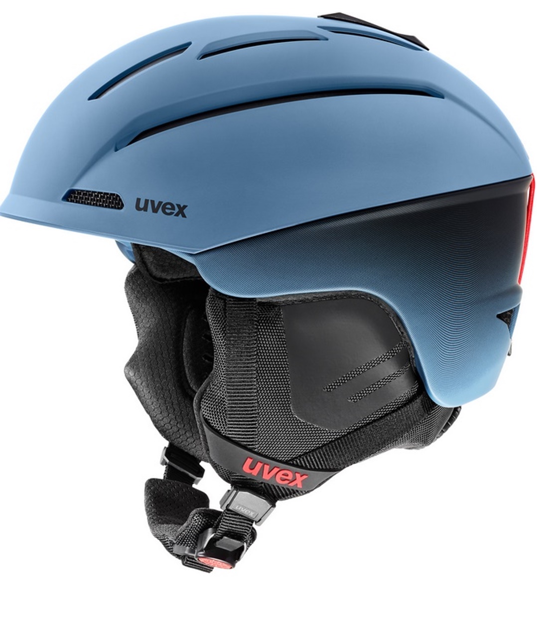 Uvex Wintersporthelm Gravitate stone blue grad black matt