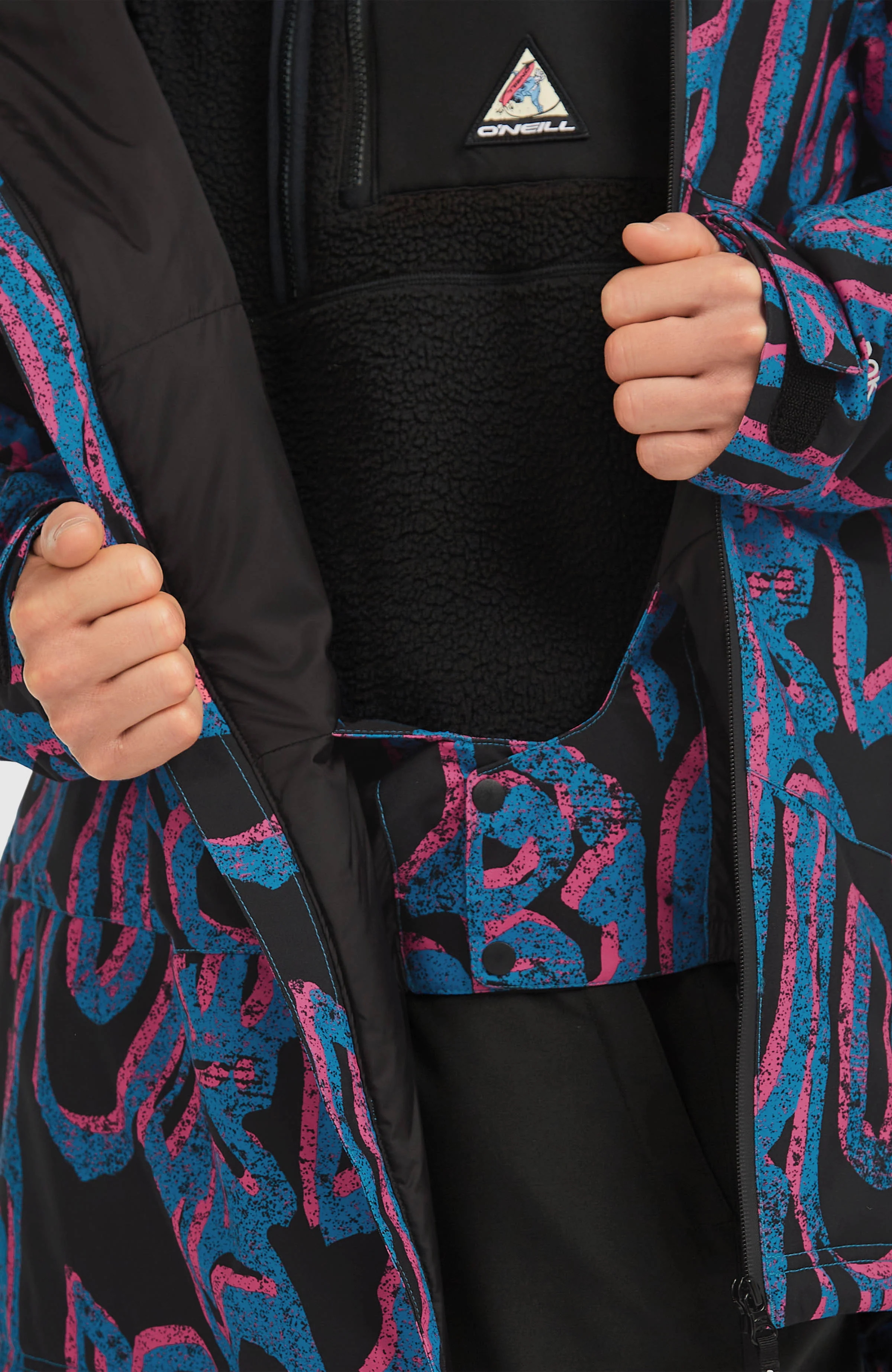 O'Neill Herren FWC'Play ASYMMETRIC Schneejacke Pink Legacy