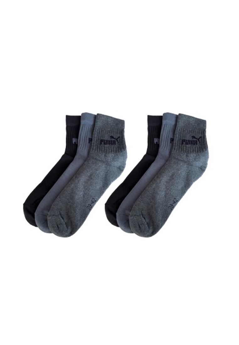 Puma ELEMENTS Short Crew Sportsocken 6-Pack Denim Blue 