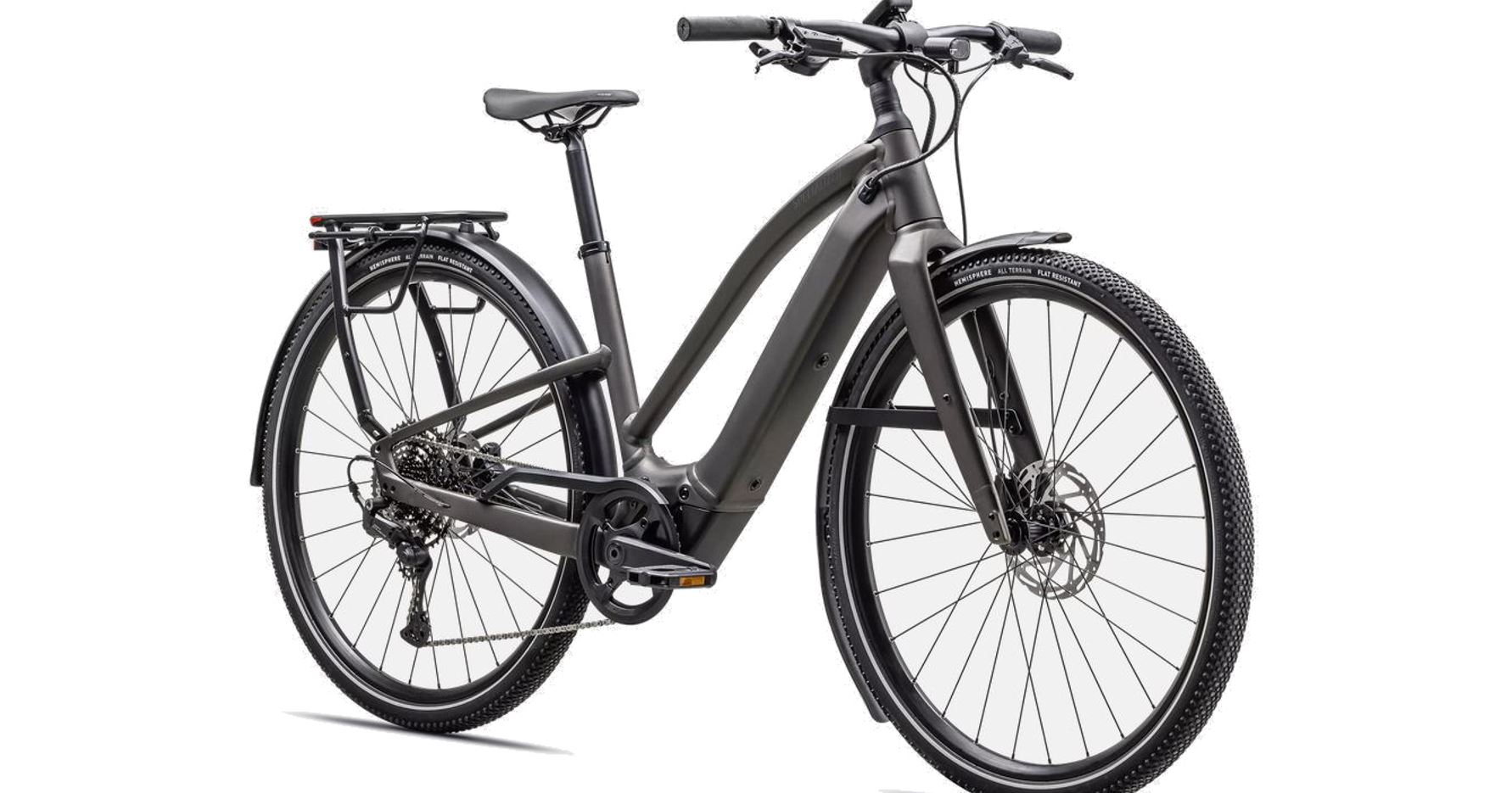 Specialized Vado SL 2 4.0 Step Through Trekking Bike Satin Gunmetal / Smoke Forest 2025