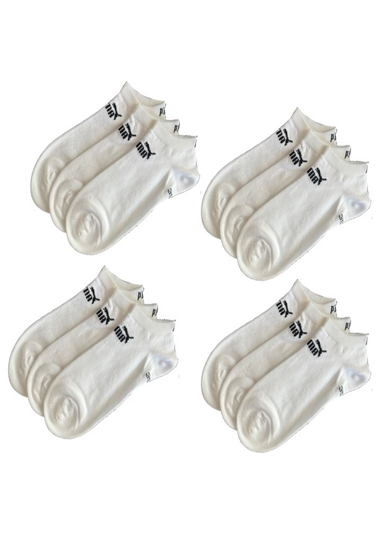 Puma ELEMENTS Quarter Socken 12-Pack weiß