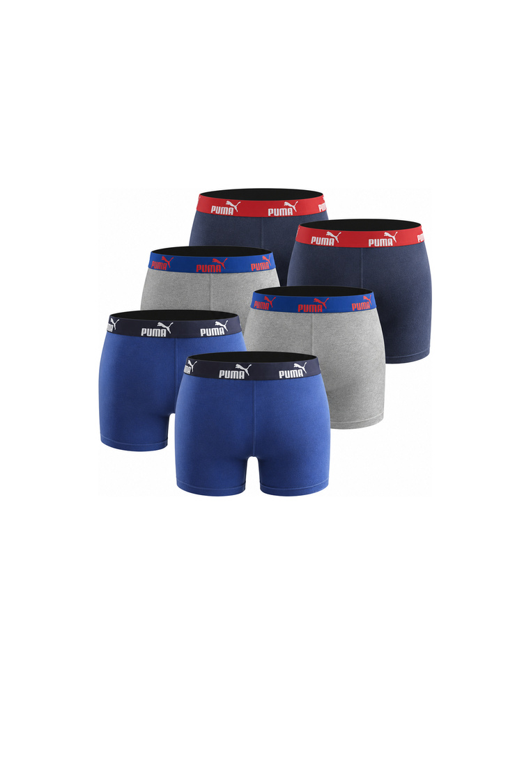 Puma Herren Boxershorts 6er Pack sodalite blue