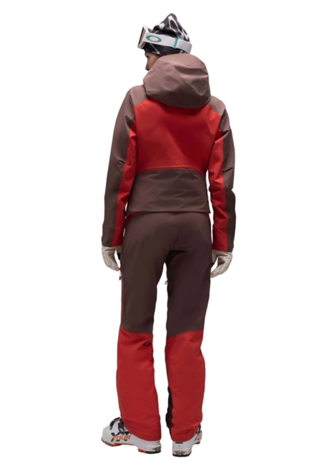 Oakley Damen Shell Jacke Kendall RC Dark Umber / Hibicus Red