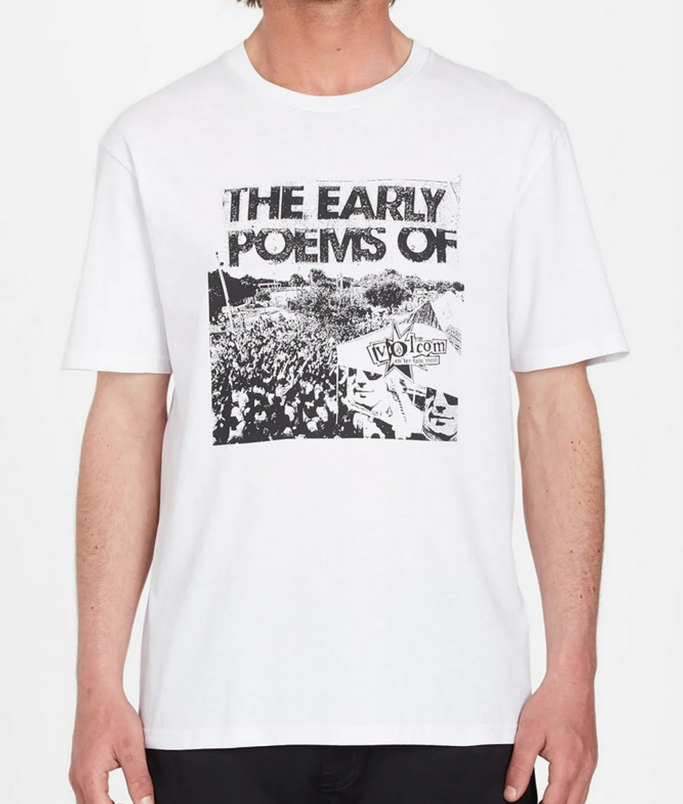 Volcom T-Shirt V Entertainment Poems weiß