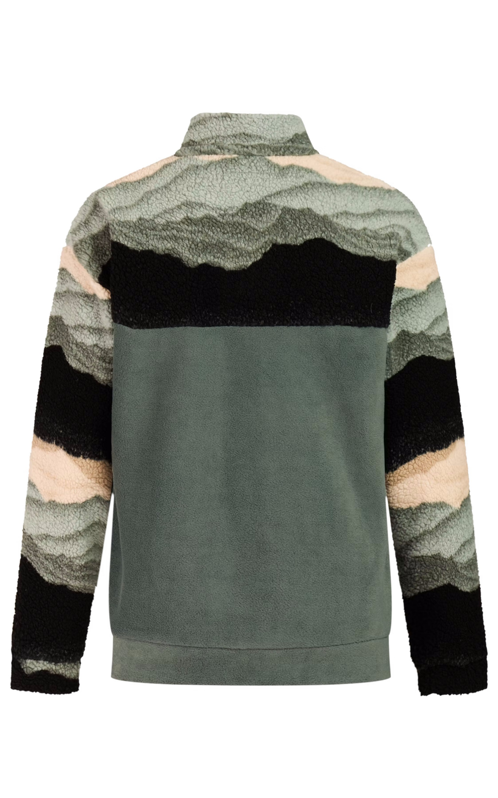 Protest Herren Fleece 1/4 Zip PRTPublic Evergreen
