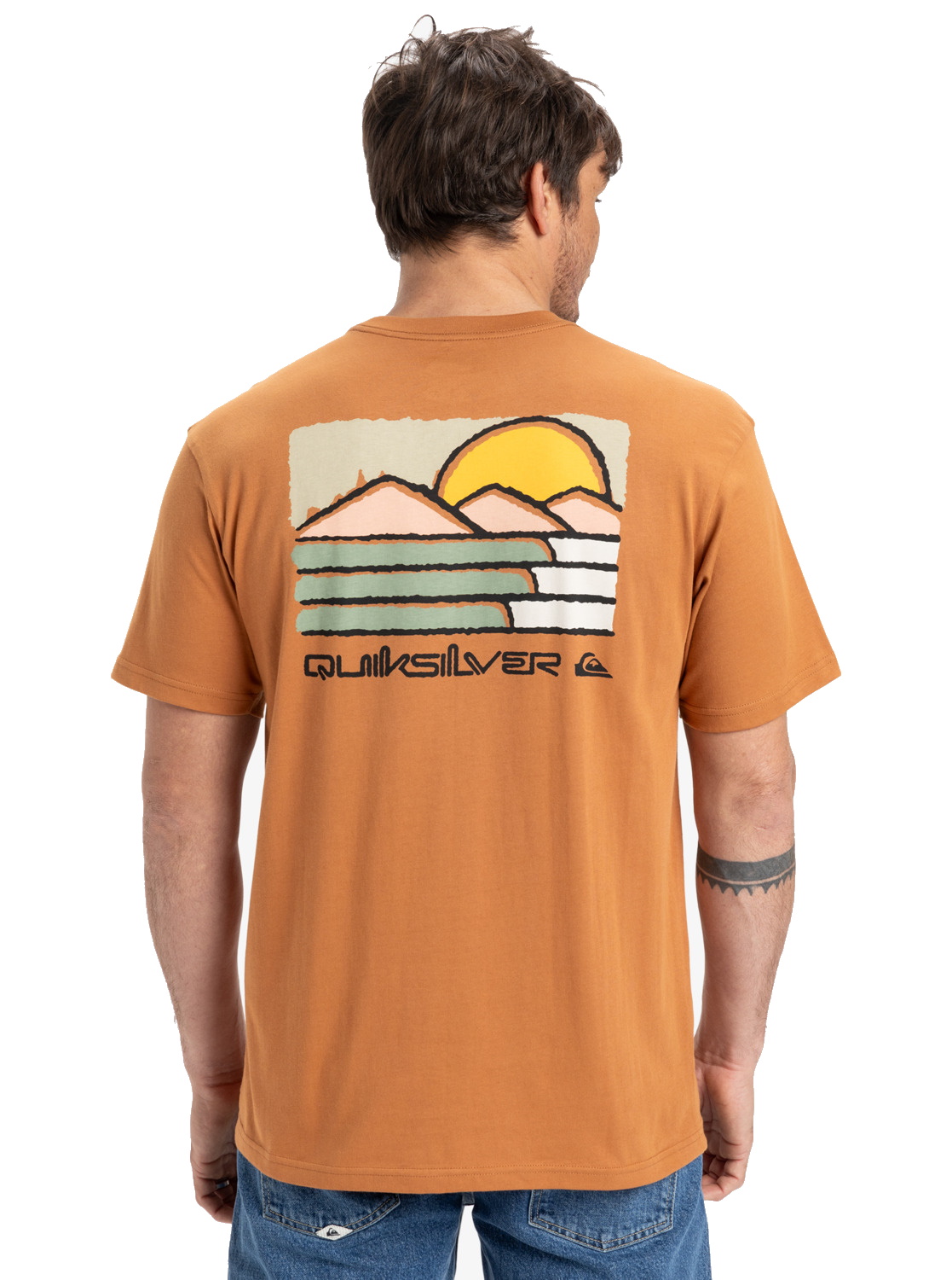 Quiksilver T-Shirt Evo Future Islands Bran