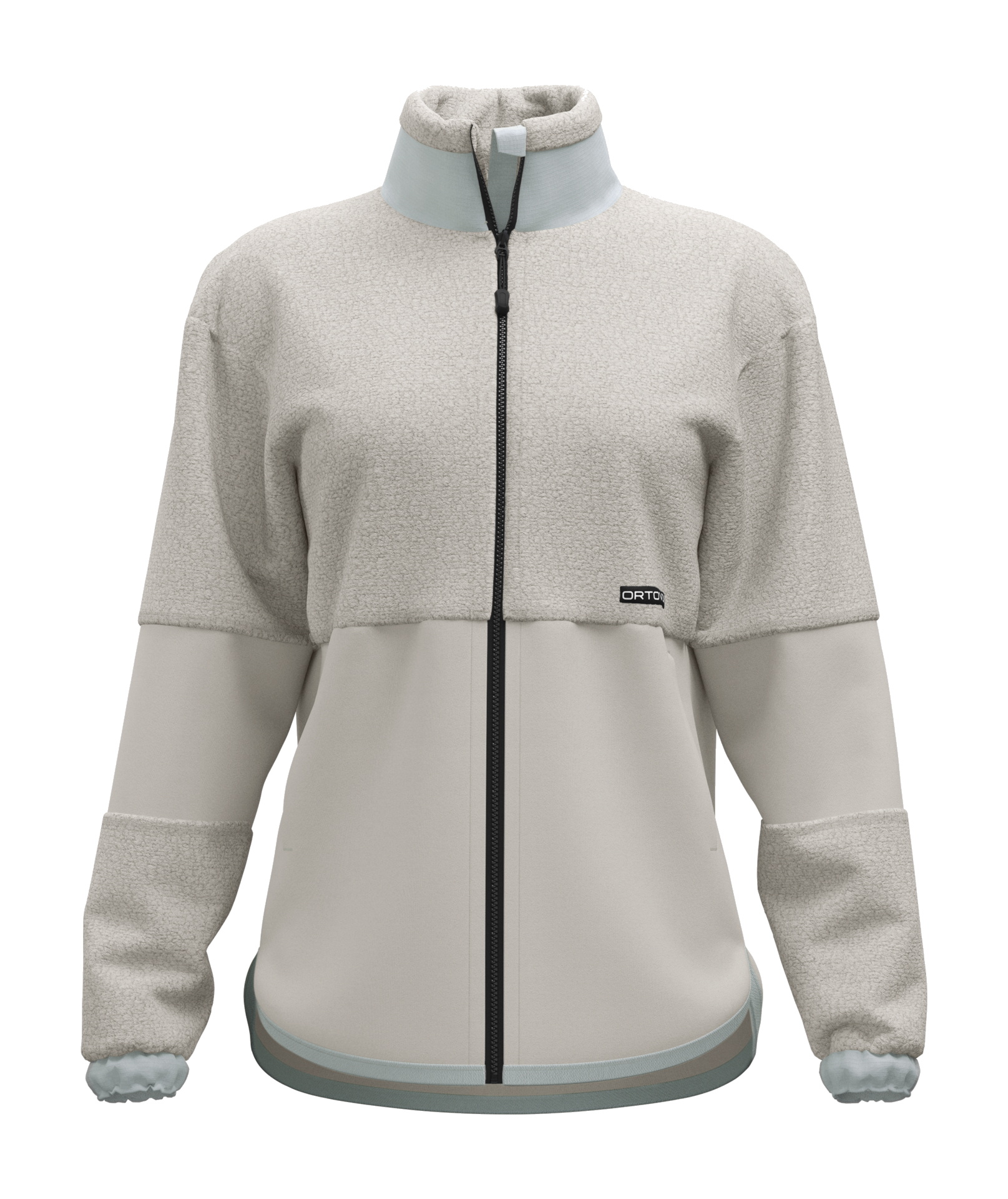 Ortovox Damen FLEECE TEDDY JACKET white tea
