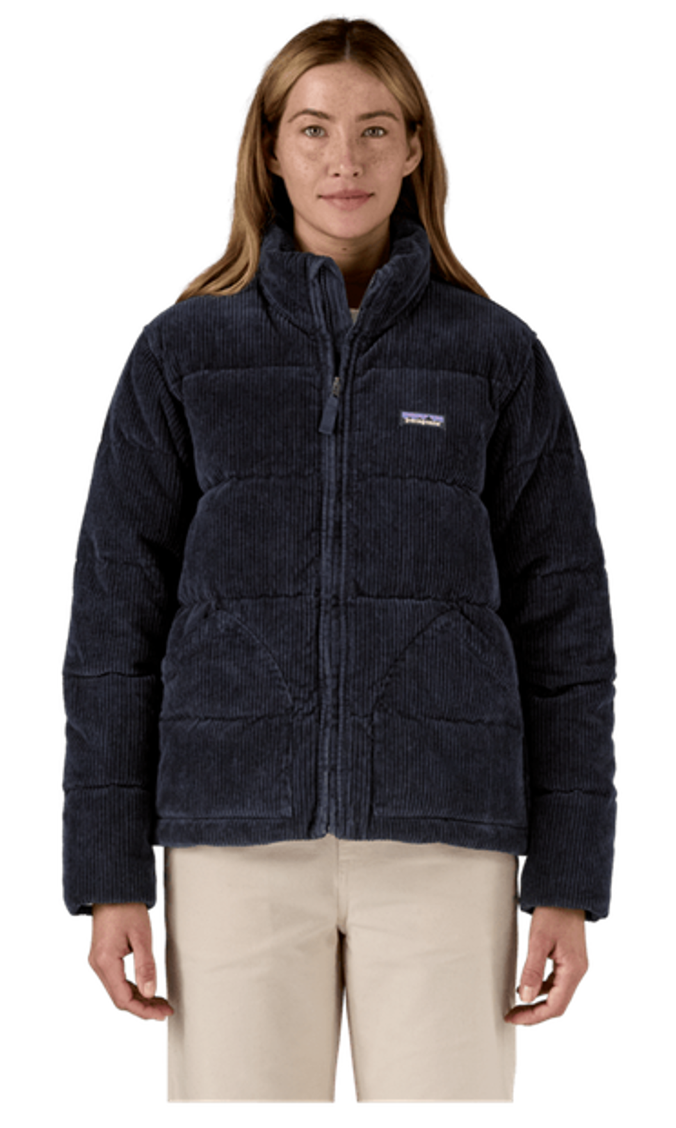 Patagonia Damen Cord Fjord Jacke Sunken Blue
