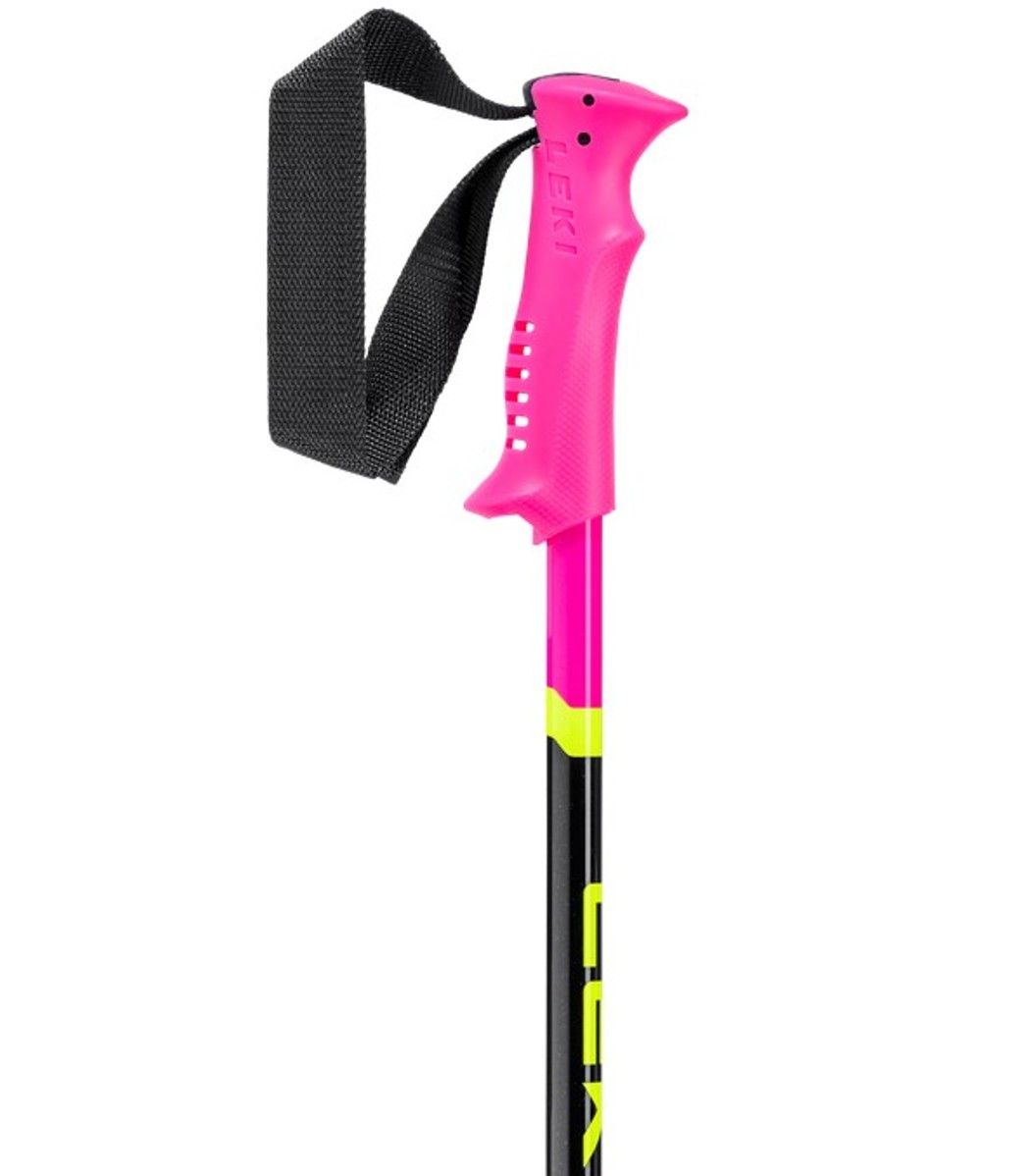Leki Kinder Skistöcke Racing Kids Neonpink Black 2026 