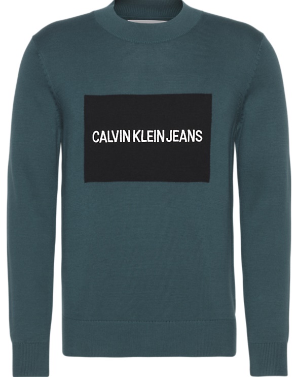 Calvin Klein Pullover Institurional Box grün