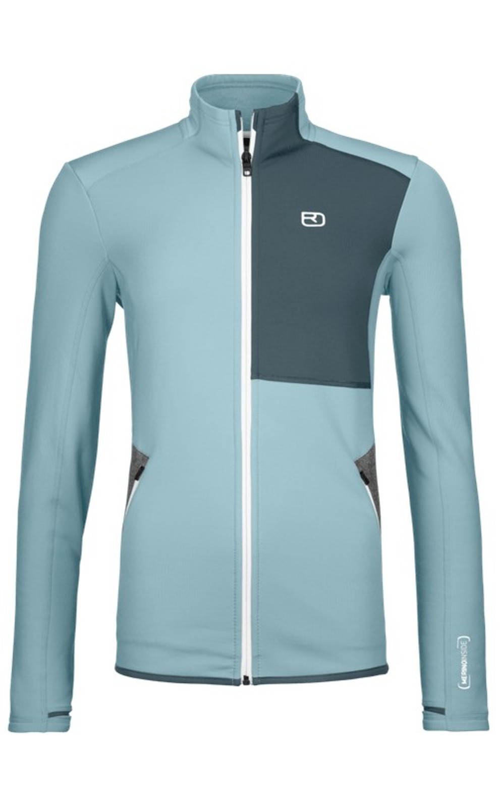 Ortovox Damen FLEECE Jacke glacier grey