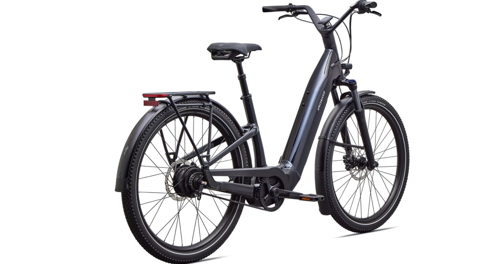 Specialized E-City Bike Como 4.0 IGH NB Gloss Metallic Dark Navy / Satin Silver Reflective 2027