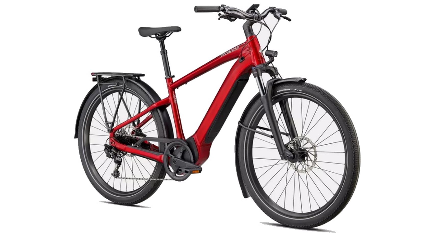 Specialized Turbo Vado 4.0 Urban Bike Red Tint / Silver Reflective
