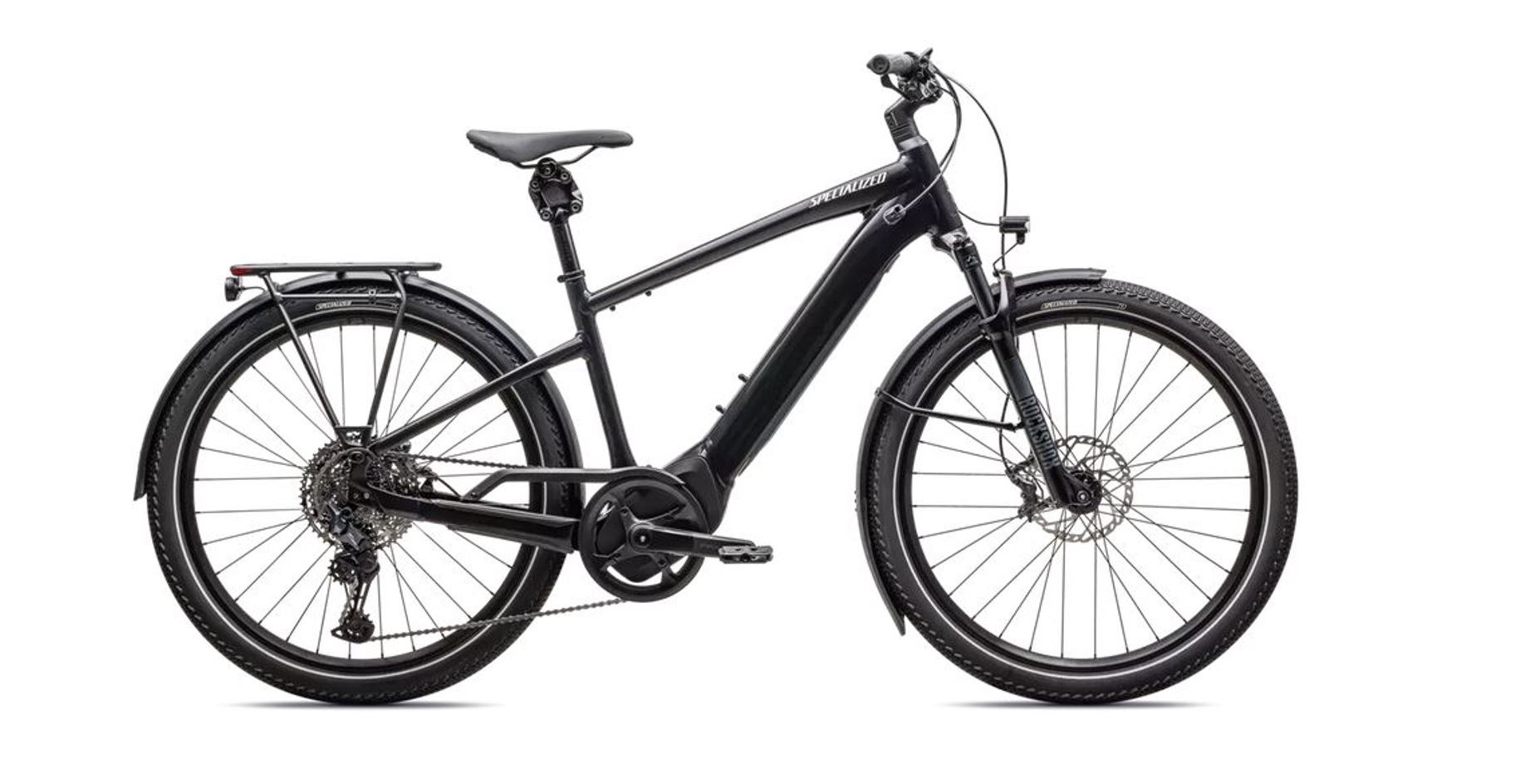 Specialized Turbo Vado 5.0 Trekking Bike Gloss Castblack / Satin Silver Reflective 2025
