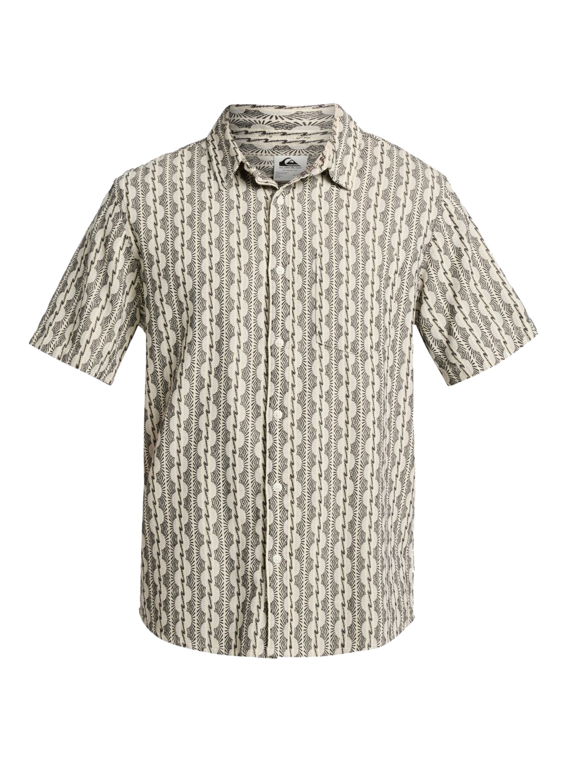 Quiksilver Kurzarm Hemd Horizons Bone Horizons