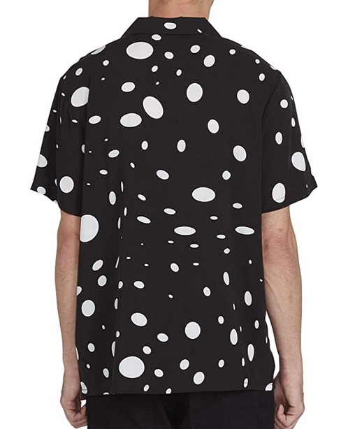 Volcom Herren Hemd Embertone schwarz weiß