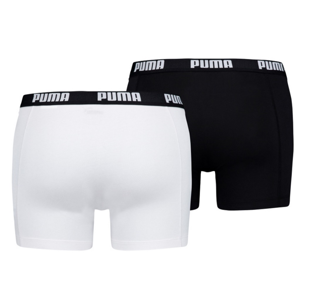 Puma Herren Boxershorts Everyday 2er Pack White / Black
