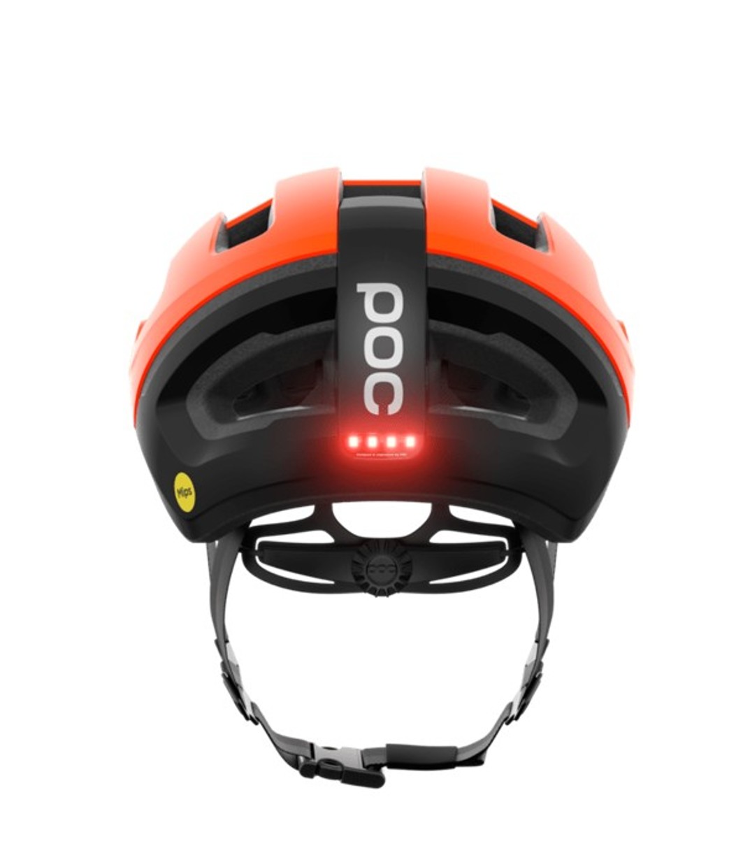 POC Fahrradhelm Omne Beacon MIPS Fluorescent Orange Matt / Uranium Black Matt