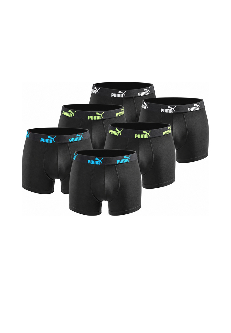 Puma Herren Boxershorts 6er Pack tripple black