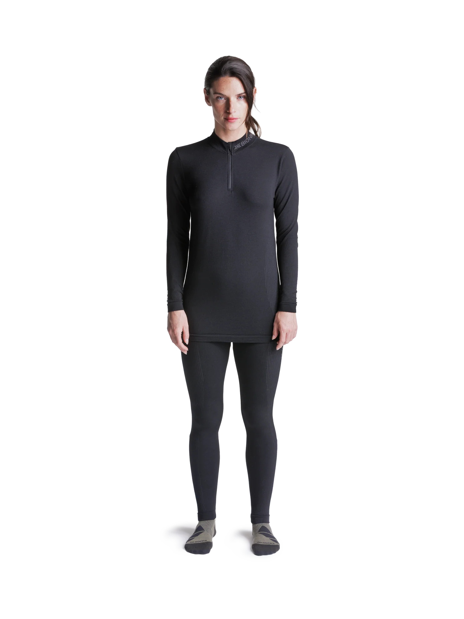 X-Bionic Damen MIGHTYWOOL SHIRT BLACK
