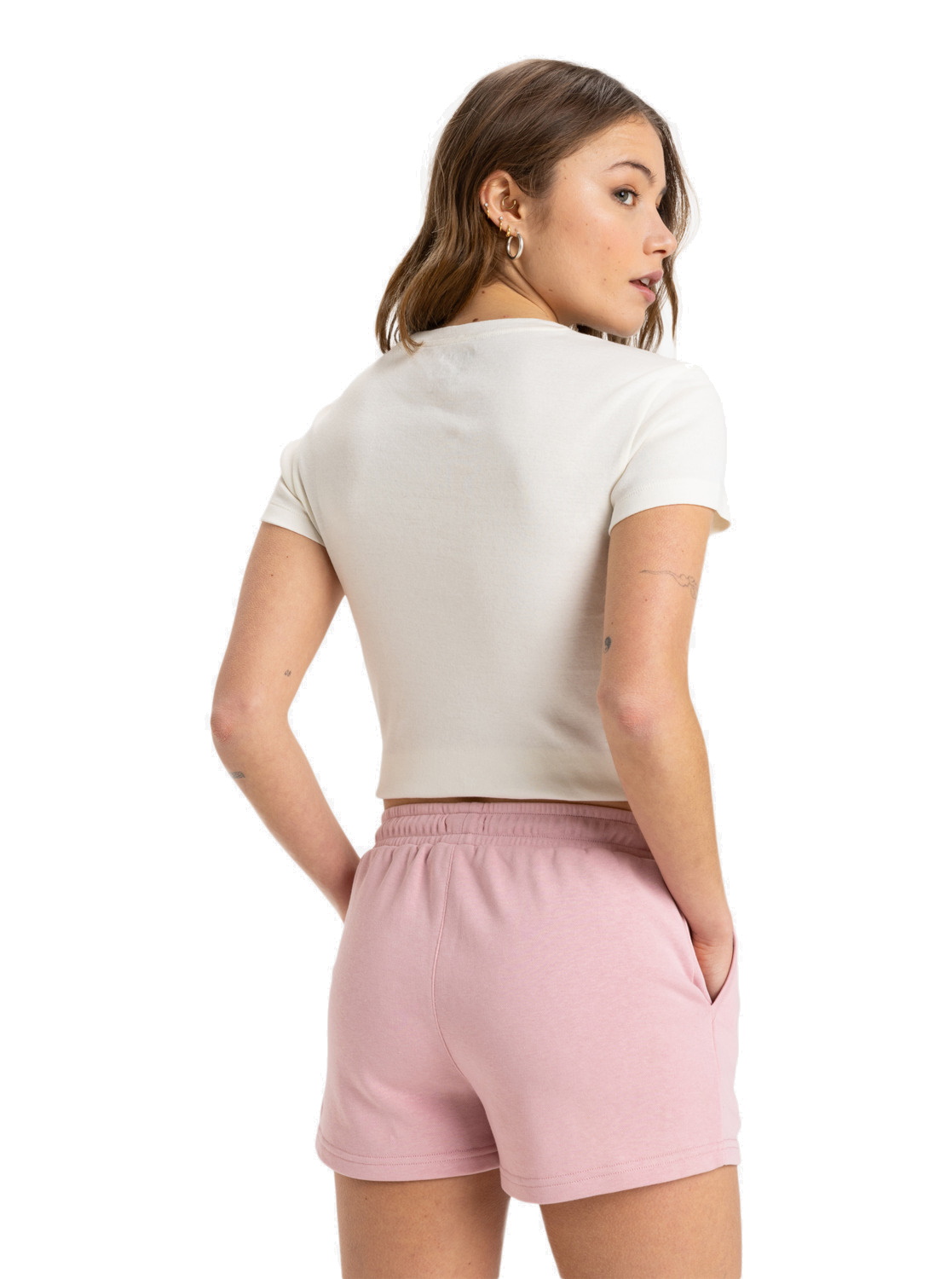 Roxy Shorts Jogger Surf Stoked Bleached Mauve