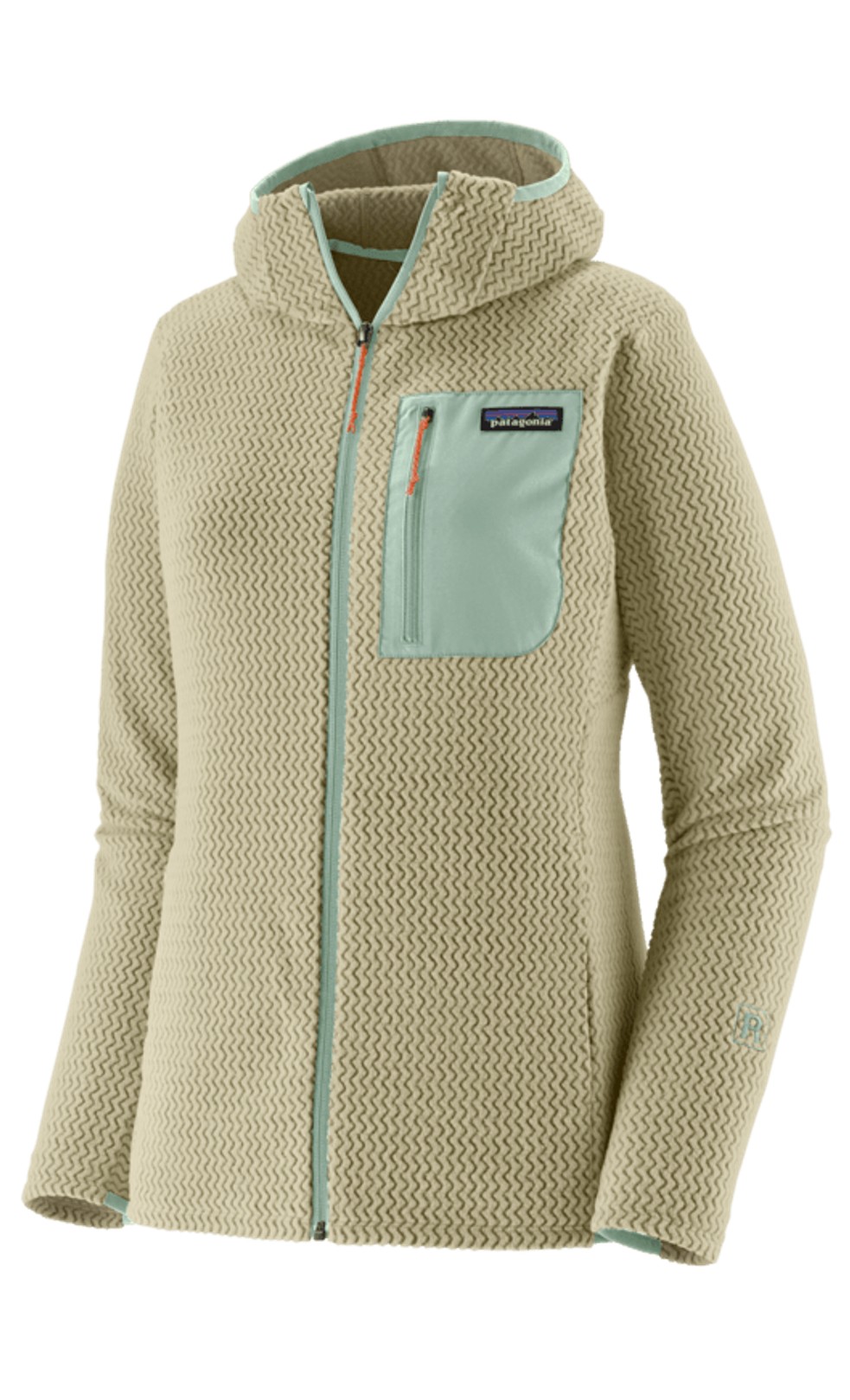Patagonia Damen R1® Air Fleece Full-Zip Hoody Weathered Stone