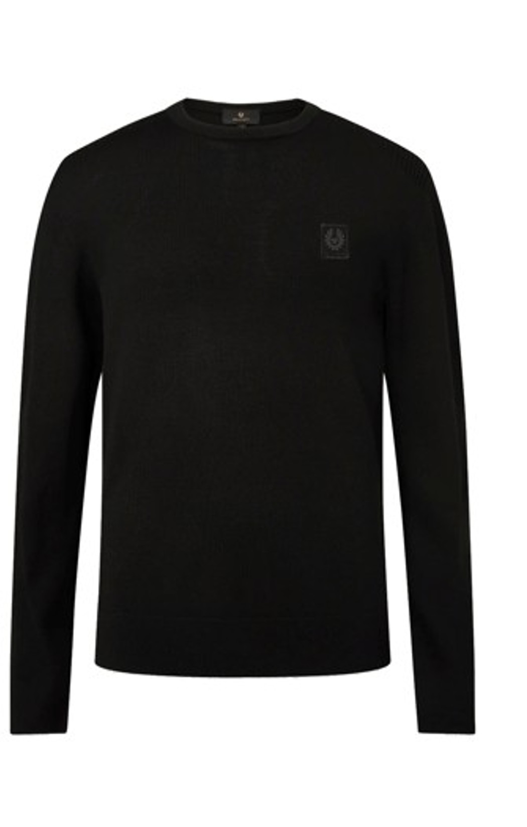 Belstaff Herren Pullover Colden Merino Rundhals Black