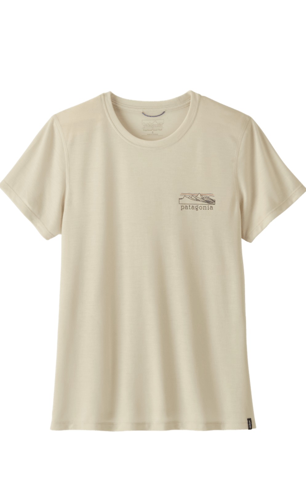 Patagonia Damen Cap Cool Trail Shirt Stratapeaks Dyno White