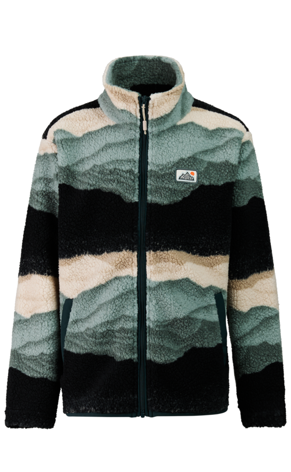 Protest Kinder Fleecejacke PRTRooney Evergreen