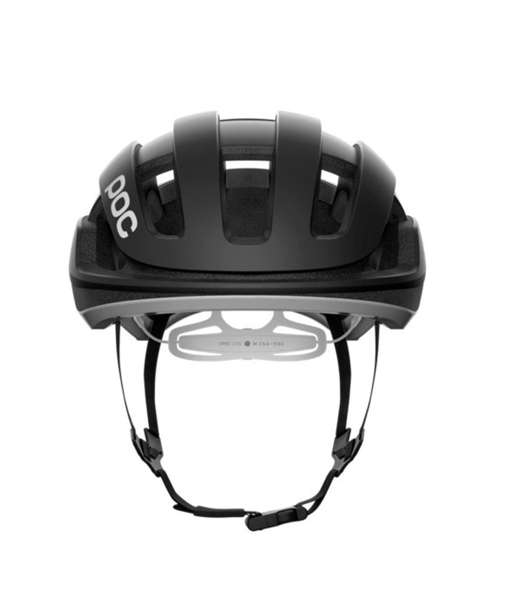 POC Fahrradhelm Omne Lite Uranium Black Matt / Hydrogen White