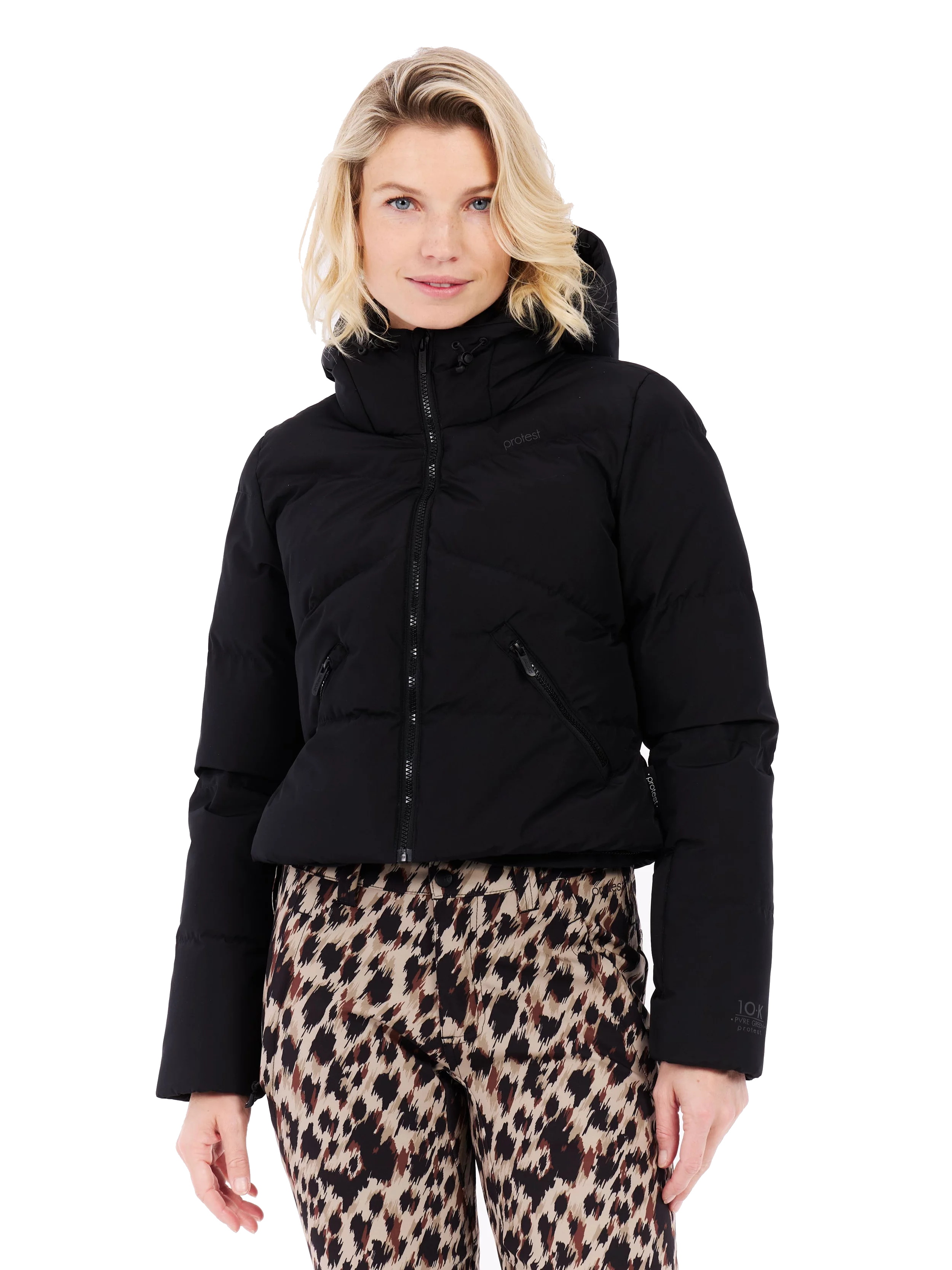 Protest Damen Skijacke PRTPreppy ZIP-SHIFT True Black