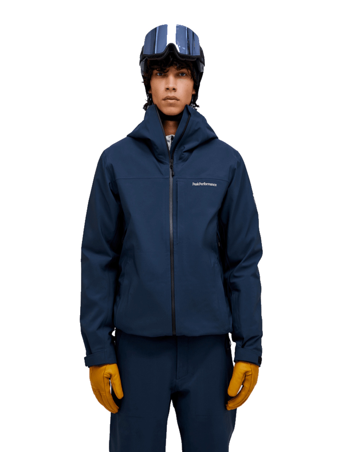 Peak Performance Herren Skijacke Maroon HIPE® 3L Shell Blue Shadow