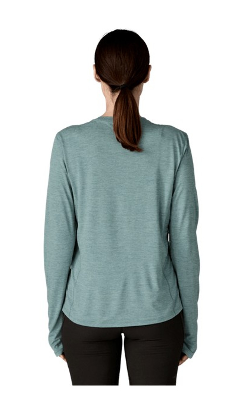 Patagonia Damen Longsleeve Cap Cool Sun Light Blue Sage