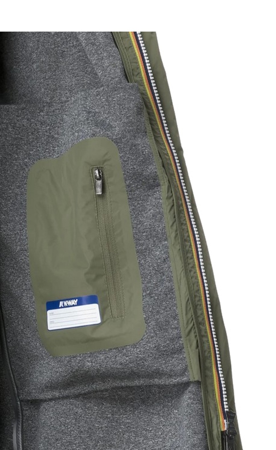 K-WAY Herren Regenjacke TOMMY BONDED LICHEN