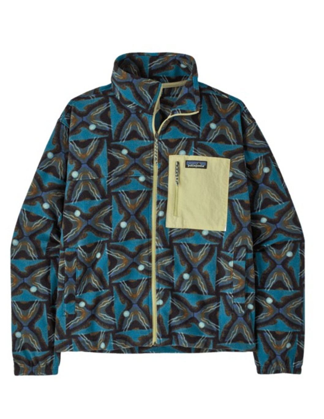 Patagonia Damen Fleece Jacke Micro D Patch Pocket Jacket Deep Freeze
