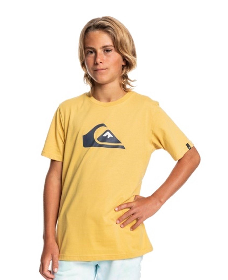 Quiksilver Kinder T-Shirt Comp Logo gelb