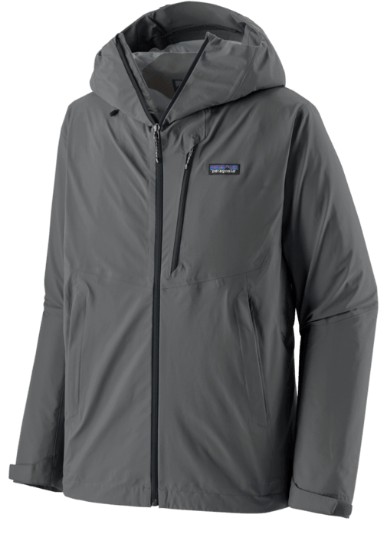 Patagonia Herren Granite Crest Regenjacke Forge Grey w/Black