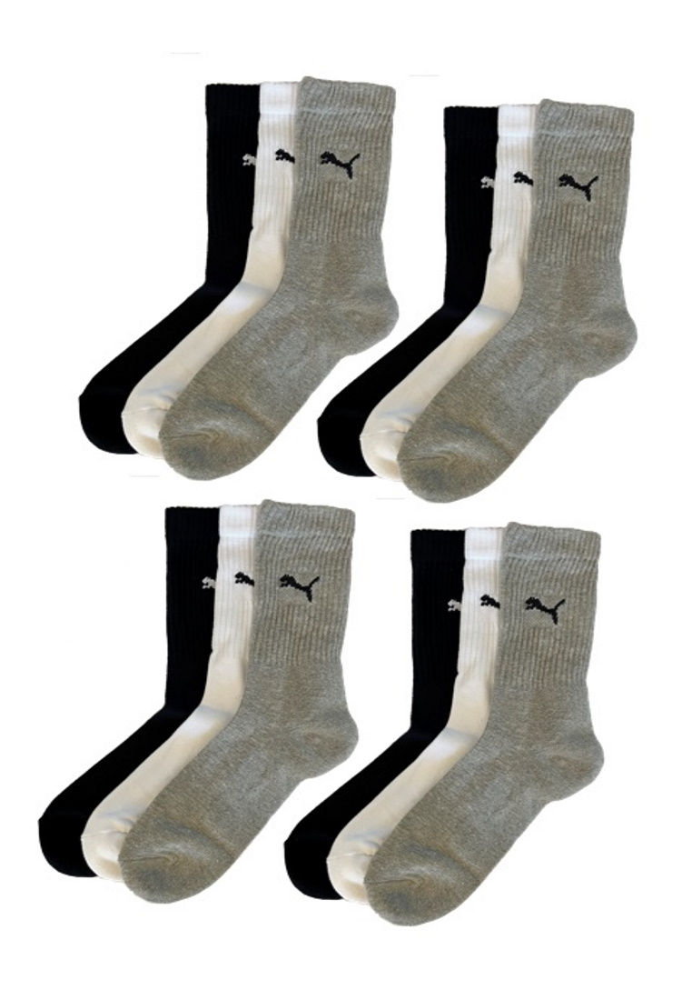 Puma Sportsocken Regular Crew Socken Sport 12-Pack multi
