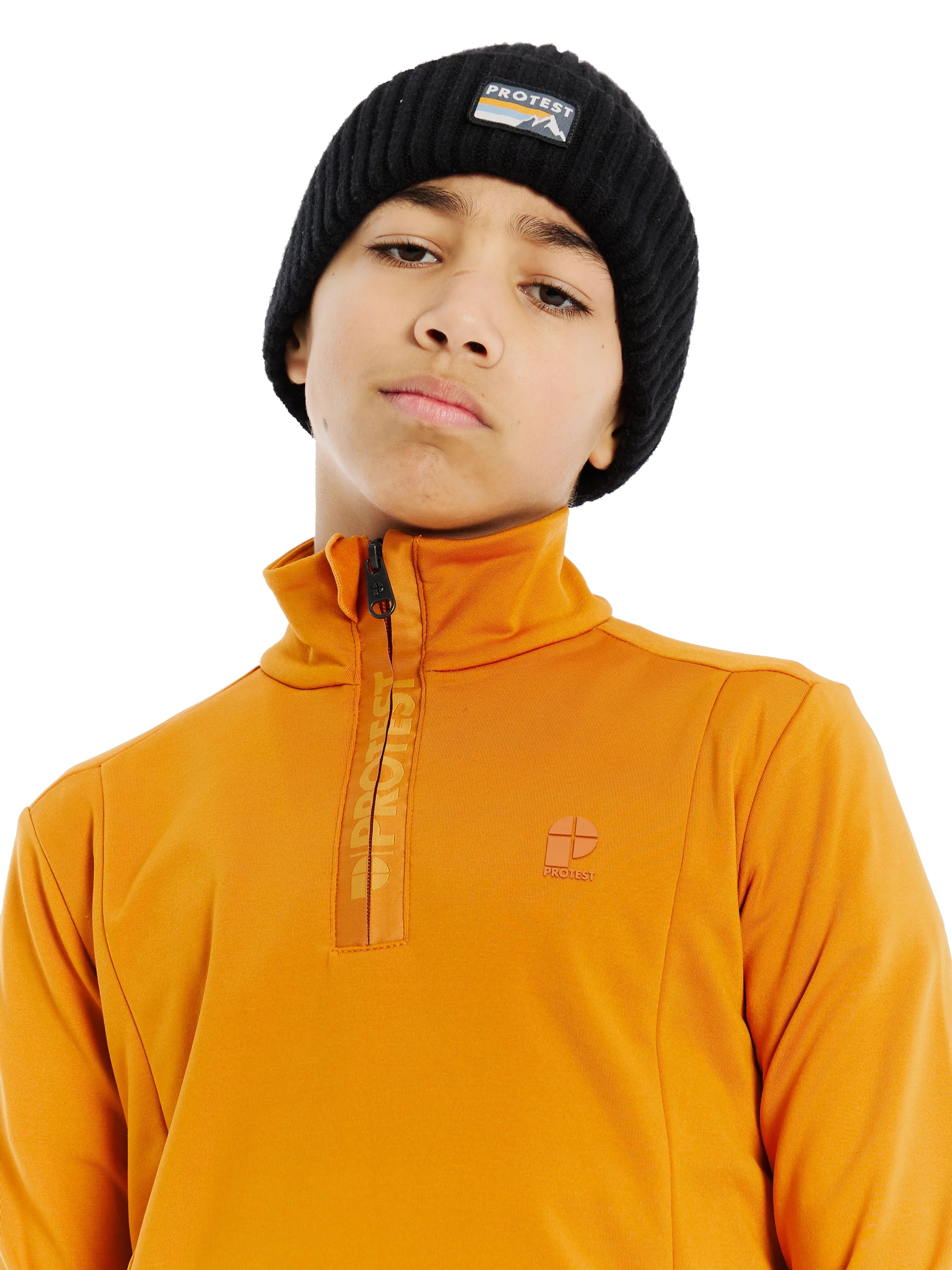 Protest Kinder Skipullover REWILLOWY Caramel Yellow