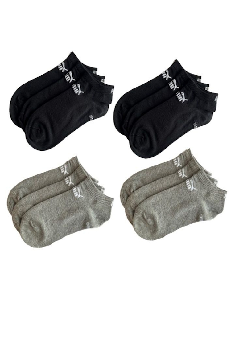 Puma ELEMENTS Sneakers Socken 12-Pack  Black/Grey