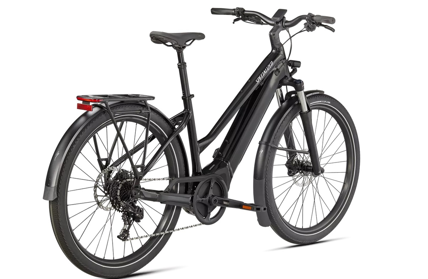 Specialized Turbo Vado 4.0 ST City Bike Cast Black / Silver Reflective