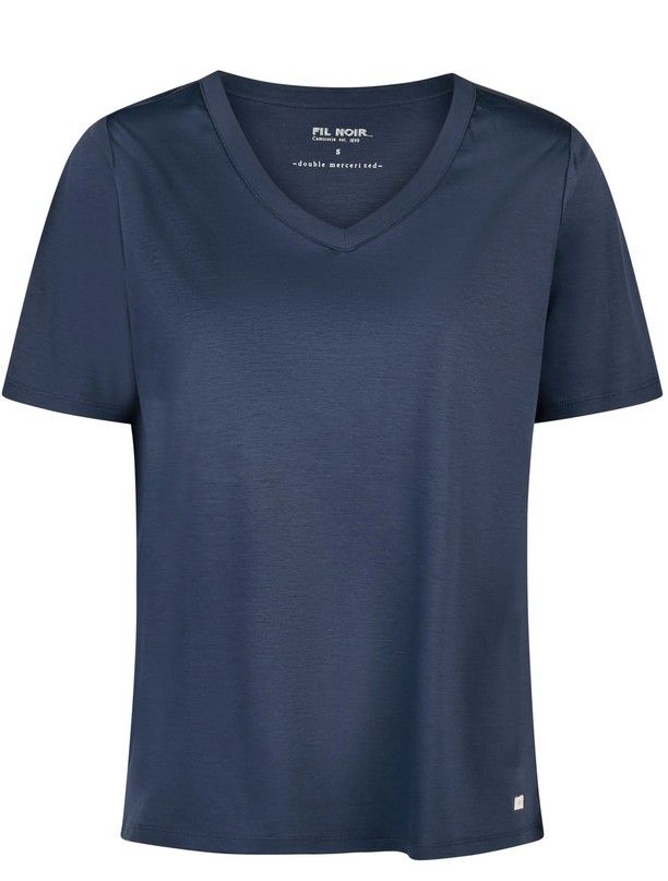 Fil Noir Shirt VICKY nightblue
