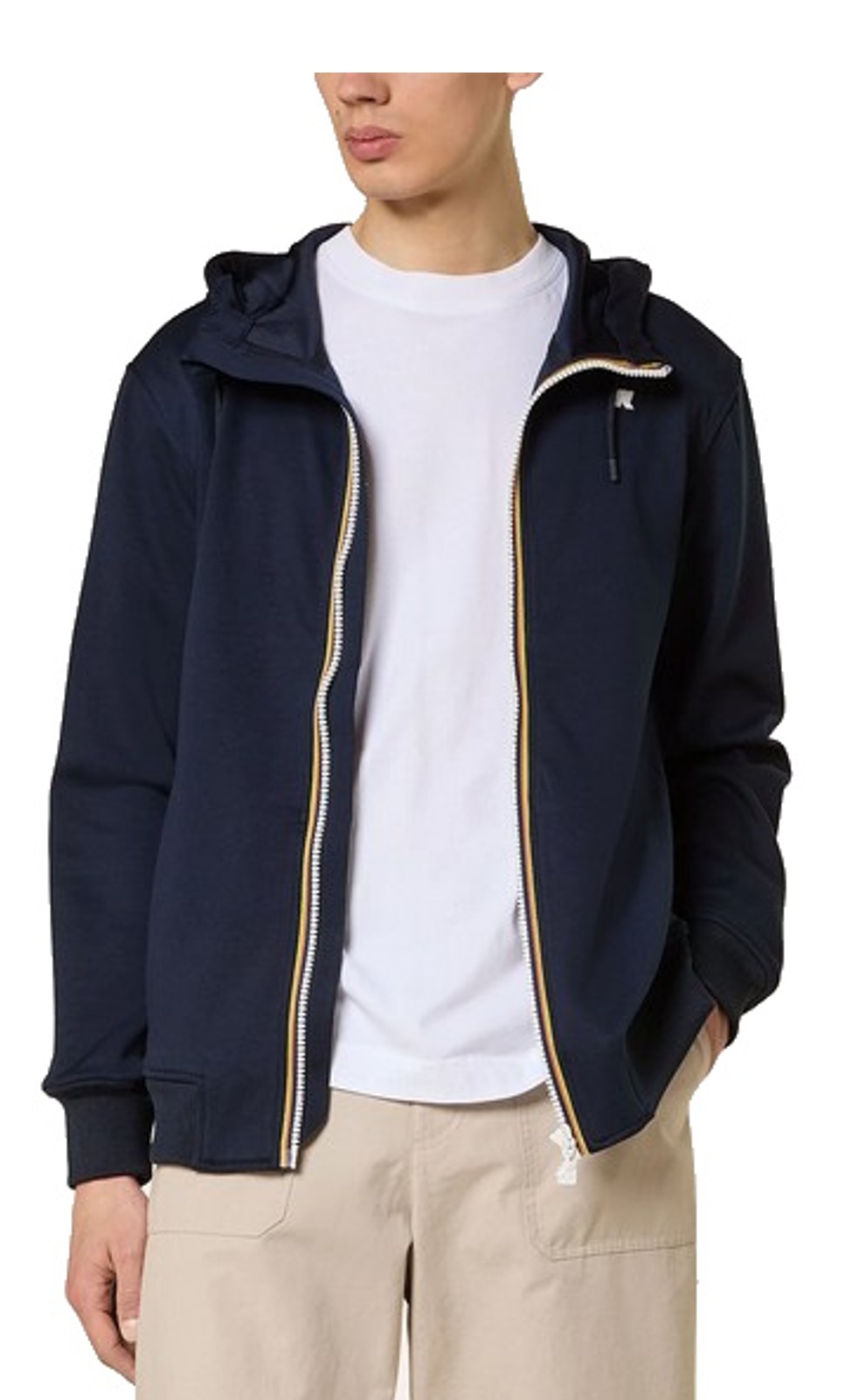 K-WAY Herren Kapuzensweatshirt RAINER blue depth