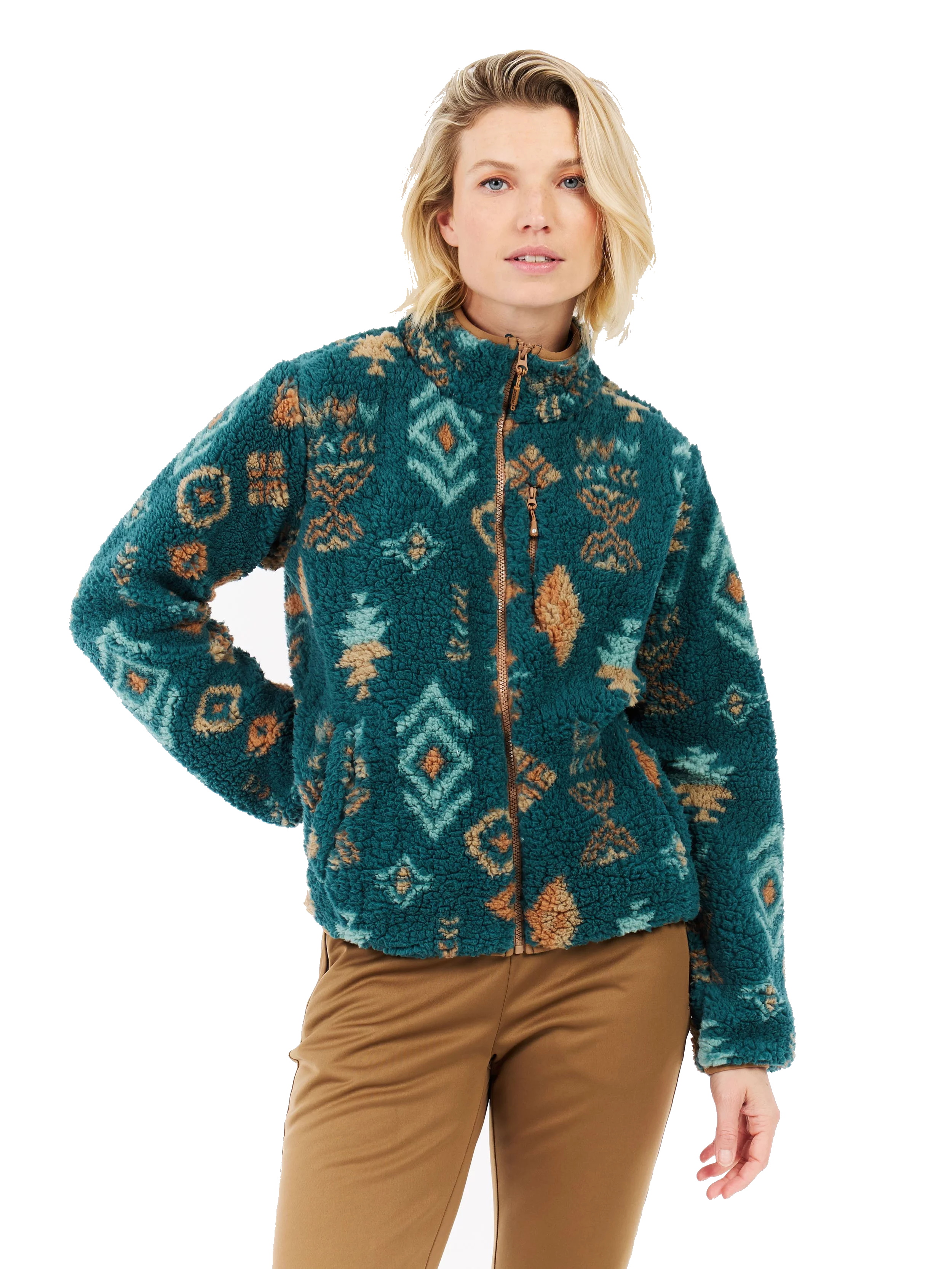 Protest Damen Fleecejacke PRTAdele Rainstorm Blue