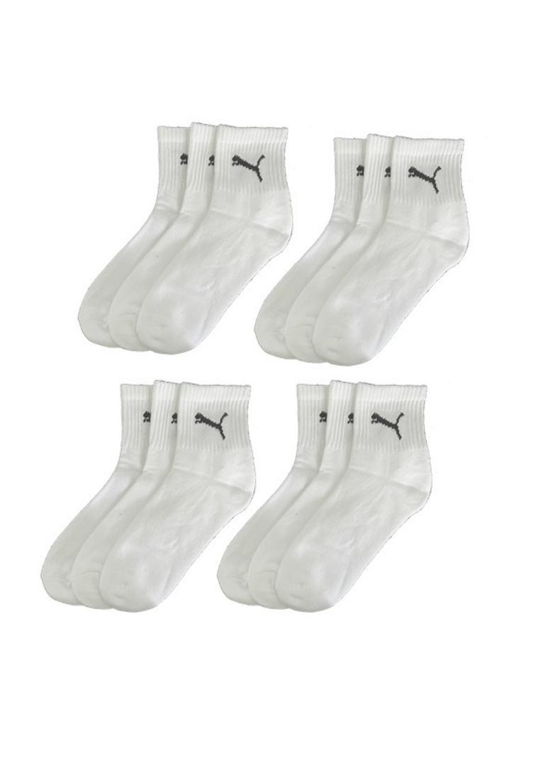Puma Sportsocken Short Crew Socken Sport 12-Pack weiß