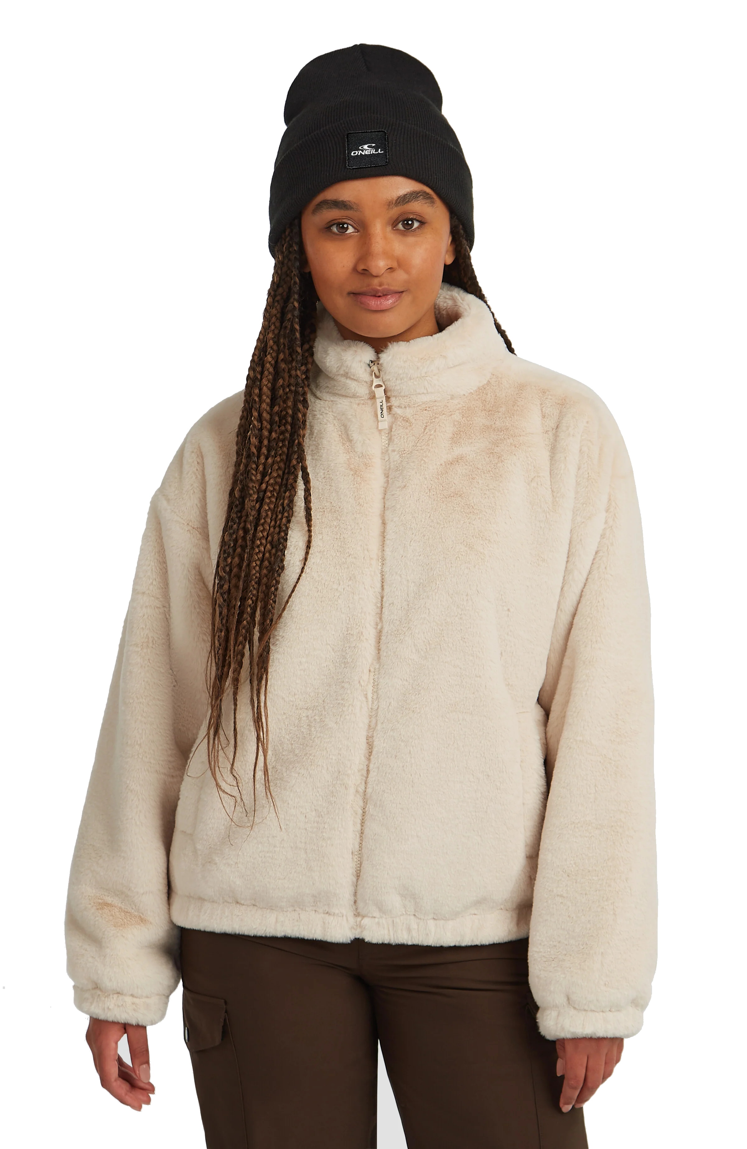 O'Neill Damen Fleecejacke FWC'Cruz Faux Fur Macaron
